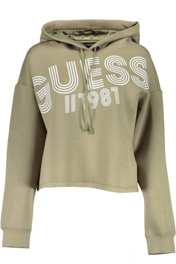 BLUZA GUESS JEANS BEZ ZAMKA DAMSKA ZIELONA