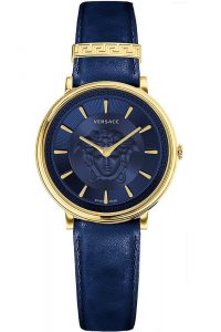 Zegarek marki. Versace model. VE8103721 kolor. Niebieski. Akcesoria damski. Sezon: Cały rok