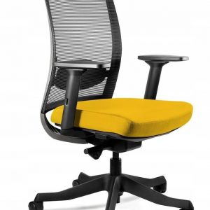 Fotel biurowy, ergonomiczny, Anggun - M, honey, czarny