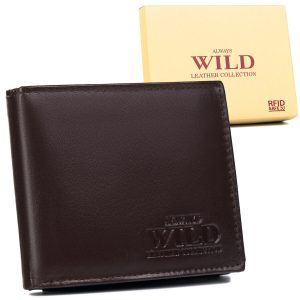 Pojemny, skórzany portfel męski z kieszenią na dowód rejestracyjny - Always. Wild