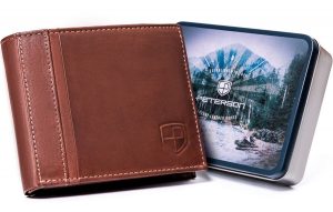 Klasyczny skórzany portfel męski na karty - Peterson