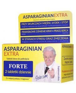Uniphar – Asparaginian. Extra, suplement diety – 50 tabletek