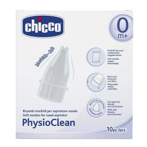 Chicco − Physio. Clean końcówki, wymienne nakładki do aspiratora − 10 szt.