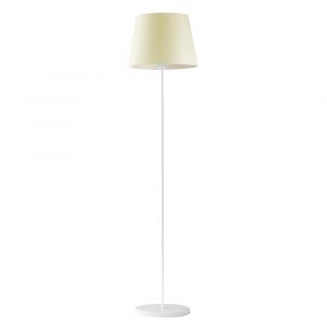 Nowoczesna lampa podłogowa, Vasto, 37x163 cm, klosz ecru