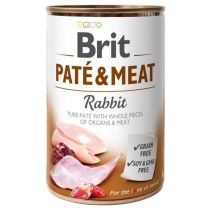 Brit. Pate & meat dog karma mokra dla psa rabbit królik 400 g[=]