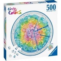 Puzzle 500 el. Paleta kolorów: ciacho. Ravensburger