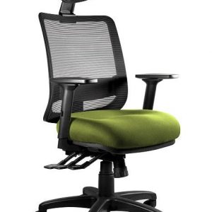 Fotel ergonomiczny do biura, Saga. Plus, olive