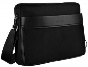 Czarna torba na laptopa z kieszeniami — David. Jones