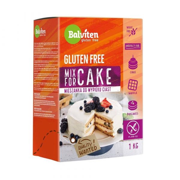 Balviten − Mix do wypieków ciast bezglutenowy − 1 kg