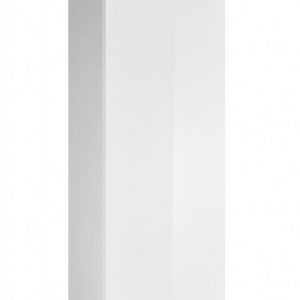Szafka łazienkowa wisząca, słupek, Sofia, 38x30x115 cm, biały, połysk