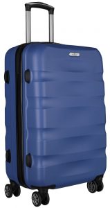 Średnich rozmiarów walizka z tworzywa. ABS+ - Peterson