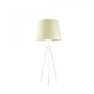 Lampa stołowa z abażurem, Bergen, 20x40 cm, klosz ecru