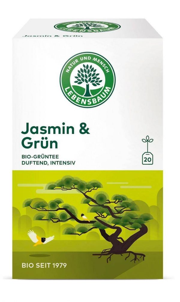 Lebensbaum − Herbata zielona jaśminowa. BIO − 20 x 1.5 g[=]