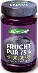 Allos − Mus jagodowy 75% owoców. BIO − 250 g[=]