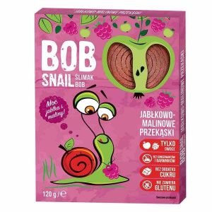 Bob. Snail − Przekąska jabłkowo-malinowa − 120 g[=]