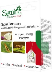 Spin. Tor 240 SC – Zwalcza. Szkodniki. Warzyw i. Owoców – 20 ml. Sumin