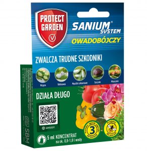 Sanium. System – Zwalcza. Trudne. Szkodniki. Roślin – 5 ml. Protect. Garden