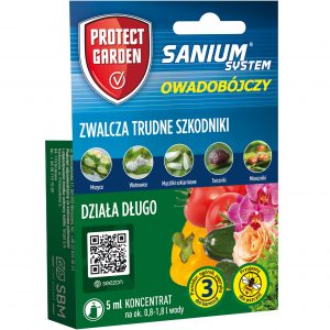 Sanium. System – Zwalcza. Trudne. Szkodniki. Roślin – 5 ml. Protect. Garden