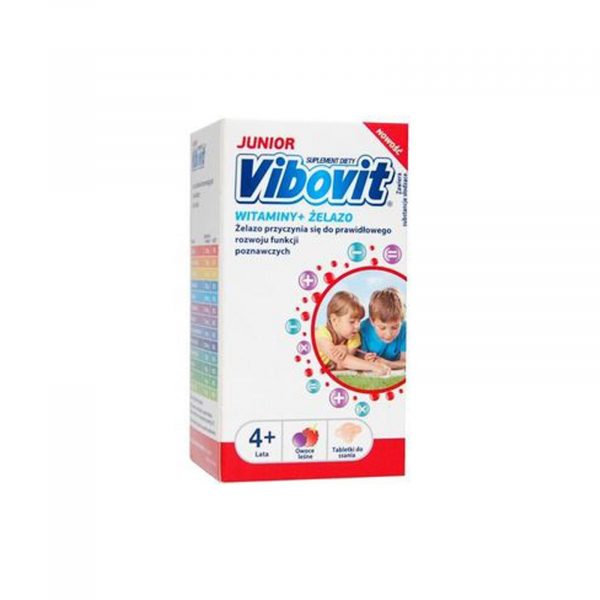 Vibovit. Junior. Witaminy + Żelazo 30 tabletek