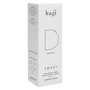 Hagi − Smart. D, naturalny krem nawilżająco-kojący z d-pantenolem − 50 ml