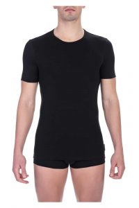 Koszulka. T-shirt marki. Bikkembergs model. BKK1UTS01SI kolor. Czarny. Bielizna męski. Sezon: Cały rok