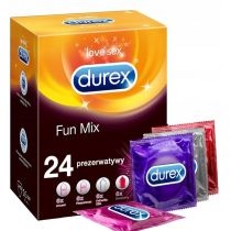 Durex. Prezerwatywy. Fun. Mix 24 szt.