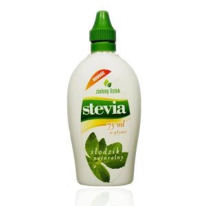 Zielony. Listek − Stevia płyn − 75 ml
