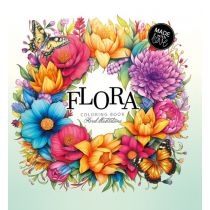 Kolorowanka 160x160 Flora. Kwiaty