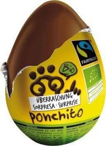Ponchito − Jajko niespodzianka czekoladowe − 20 g[=]