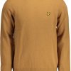 BRĄZOWY SWETER MĘSKI LYLE & SCOTT