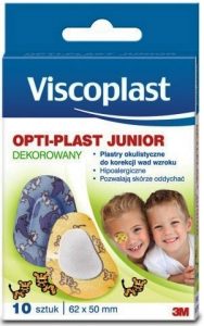 3M – Viscoplast. Optiplast. Junior, Dekorowane plastry, 62 x 50 mm – 10 sztuk