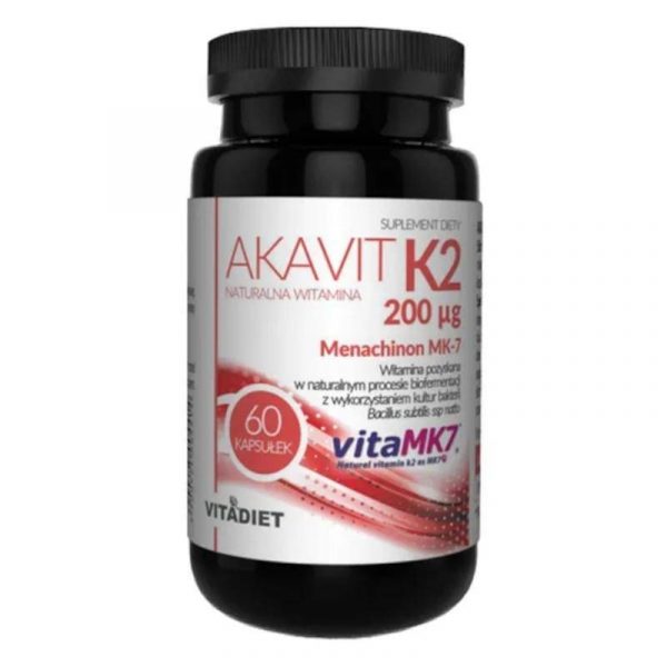 Vitadiet. Akavit. Witamina. K2 200 Iu 60K