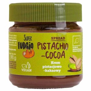 Super. Fudgio − Krem pistacjowo-kakaowy bezgl. BIO − 190 g[=]