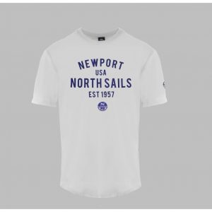 Koszulka. T-shirt marki. North. Sails model 9024210 kolor. Biały. Odzież męska. Sezon: Cały rok