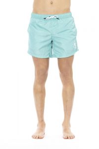 Modny, markowy strój kapielowy. Bikkembergs. Beachwear model. BKK1MBS05 kolor. Niebieski. Odzież męska. Sezon: