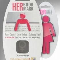 If. Metalowa zakładka do książki - Her. Bookmark