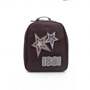 Oryginalny plecak marki. Cerruti 1881 model. CEZA03085P kolor. Czerwony. Torebki damski. Sezon: