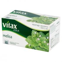 Vitax. Zioła. Herbatka ziołowa melisa 20 x 1.5 g[=]