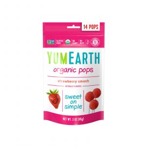 Yum. Earth − Lizaki truskawkowe z wit.C BIO − 85 g[=]