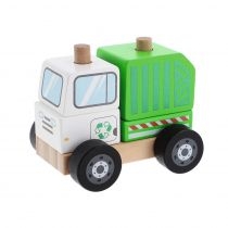 Zabawka drewniana - Garbage truck Śmieciarka 61764 Trefl