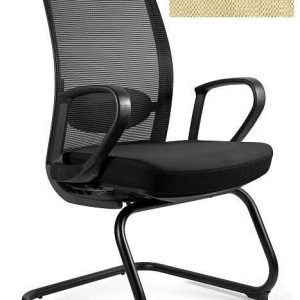 Fotel biurowy, krzesło konferencyjne, Anggun. Skid, buttercup