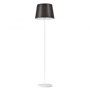 Nowoczesna lampa podłogowa, Vasto, 37x163 cm, brązowy klosz