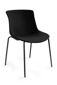 Krzesło do jadalni, salonu, easy ar, czarne