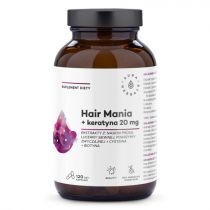 Aura. Herbals. Hair. Mania + keratyna 20 mg. Suplement diety 120 kaps.