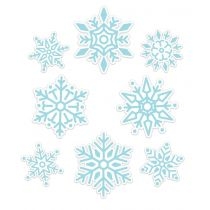 Learn. How. Dekoracje okienne zimowe - Płatki śniegu 01 8 szt.