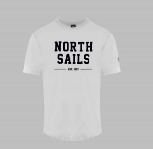 Koszulka. T-shirt marki. North. Sails model 9024060 kolor. Biały. Odzież męska. Sezon: Cały rok