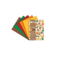 Happy. Color. Blok. Deco. Forest, 5 kolorów, A4, 170g, 20 arkuszy 170 g 20 kartek