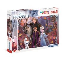 Puzzle maxi 104 el. Supercolor. Frozen 2 Clementoni