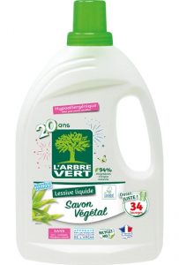 L'ARBRE VERT Vegatal. Soap 34 Prań Żel do prania - 1,5l