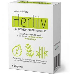 HERLIIV 60 kaps. - zdrowe włosy, skóra i paznokcie